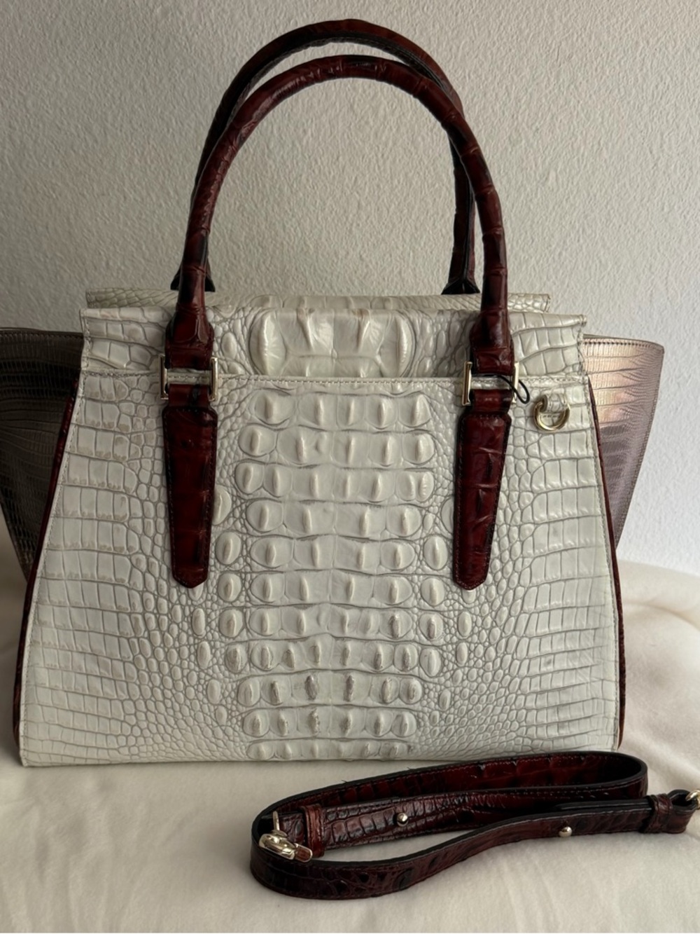 NWT Brahmin Priscilla Satchel - Picture 3 of 12
